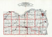 Cass County Outline Map, Cass County 1905